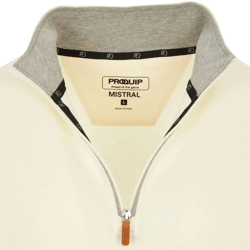 Winter Sale Proquip Mistral 1/4 Zip Sweater - Cream