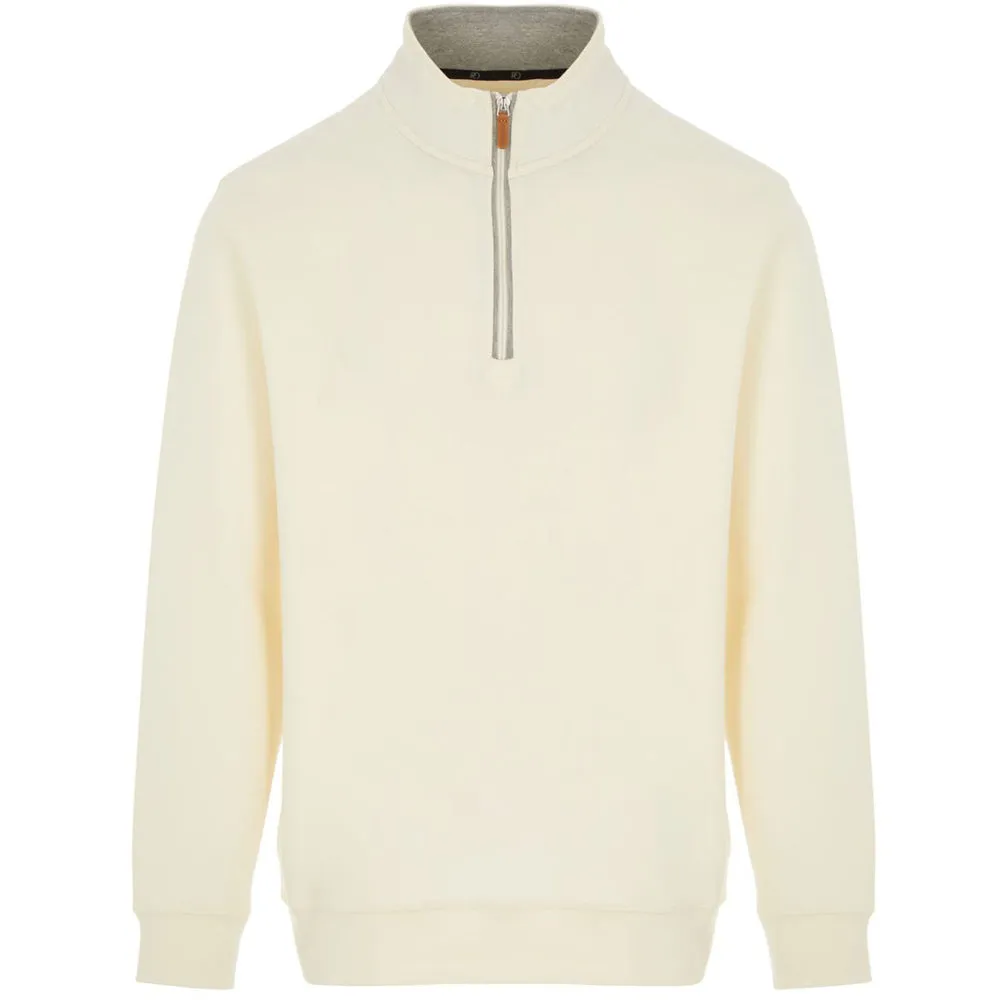 Step into the Beat Proquip Mistral 1/4 Zip Sweater - Cream