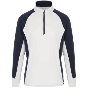 Proquip Pro Tech 1/2 Zip Pullover - White/Navy Not for the Ordinary Fearlessly You