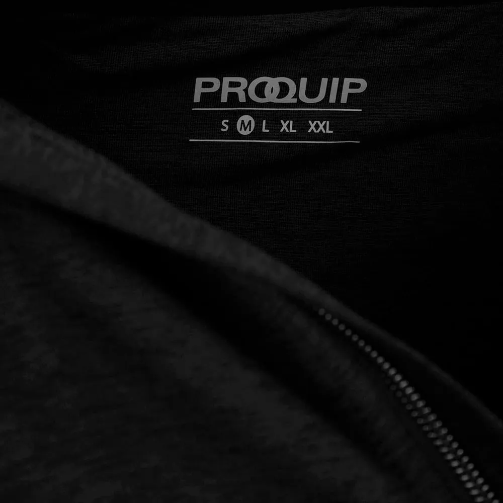 Proquip Pro Tech Melange 1/2 Zip Pullover - Black Built to Perform