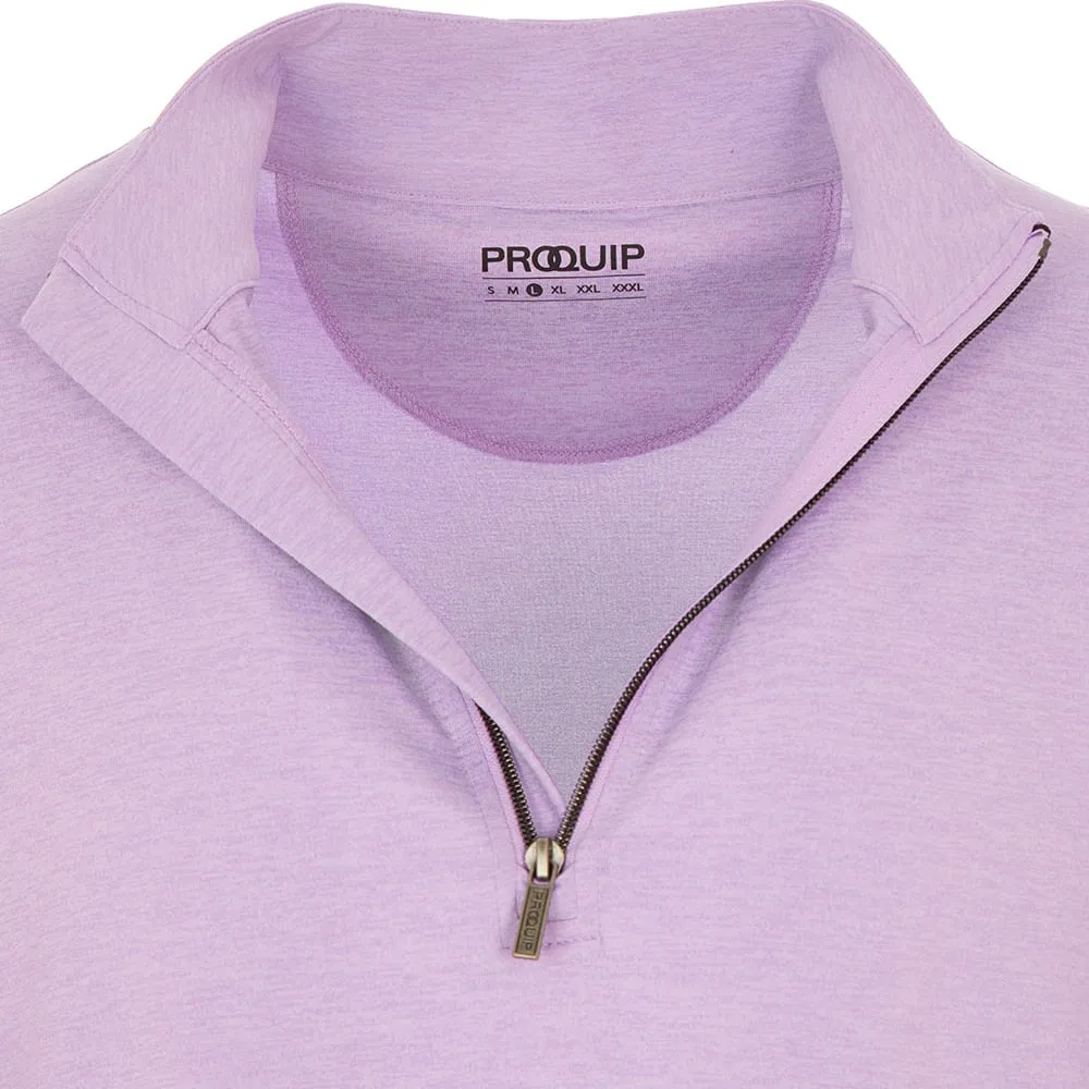 Proquip Pro Tech Melange 1/2 Zip Pullover - Digital Lavender Made to Turn Heads