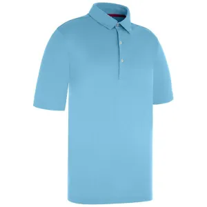 Proquip Pro Tech Pin Dot Polo Shirt - Azure Blue Be Unstoppable Dare to Lead