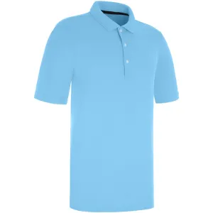 New Year's Eve Sale Proquip Pro Tech Plain Polo Shirt - Azure Blue