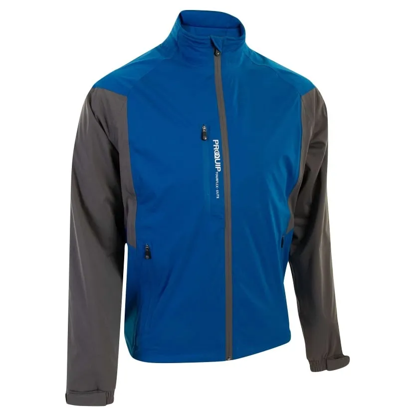 Proquip Tourflex Elite Waterproof Jacket - Blue/Grey Walk with Power Make a Statement