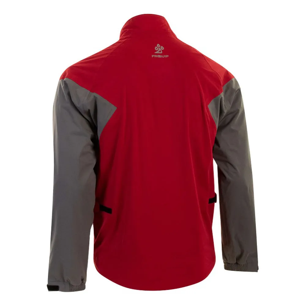 Proquip Tourflex Elite Waterproof Jacket - Grey/Red Be Unstoppable
