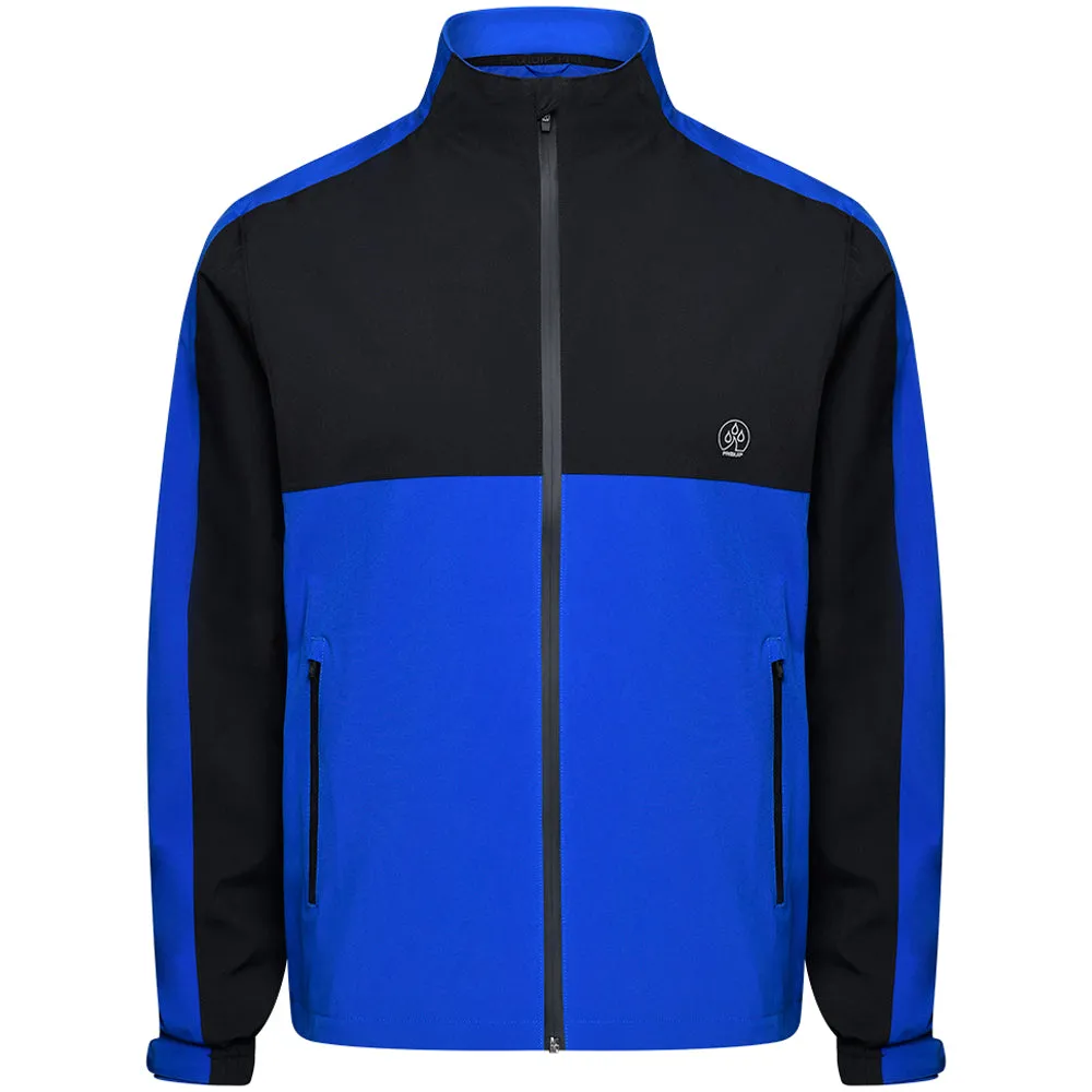 Proquip Windermere Waterproof Jacket - Black/Magnetic Blue Not for the Ordinary