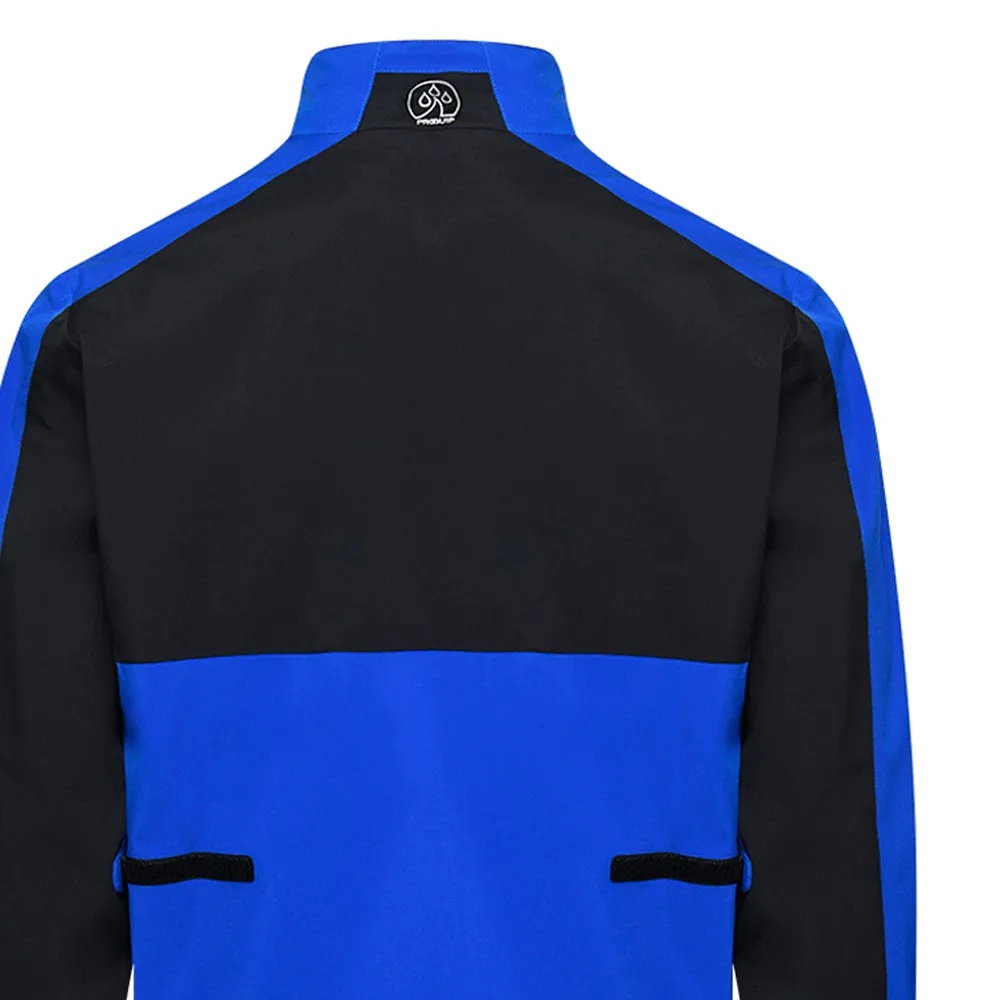 Make a Statement Proquip Windermere Waterproof Jacket - Black/Magnetic Blue