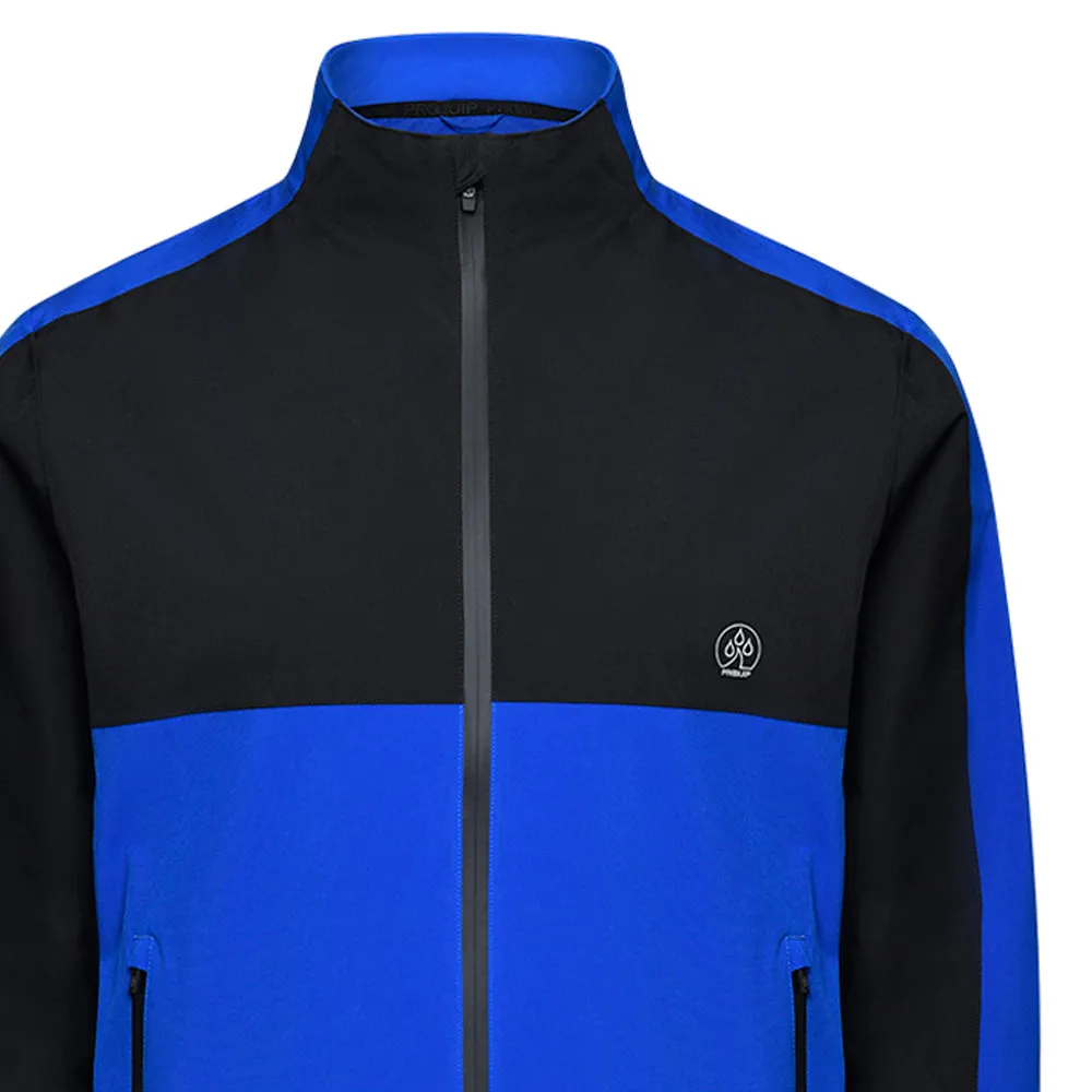 Confidence Starts Here Proquip Windermere Waterproof Jacket - Black/Magnetic Blue