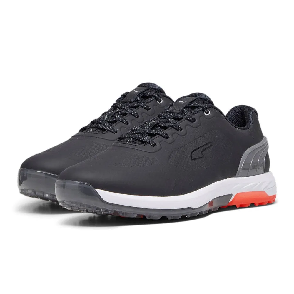 Puma Alphacat Nitro Golf Shoes - Puma Black/Quiet Shade/Red Blast Performance Unleashed Clearance Sale