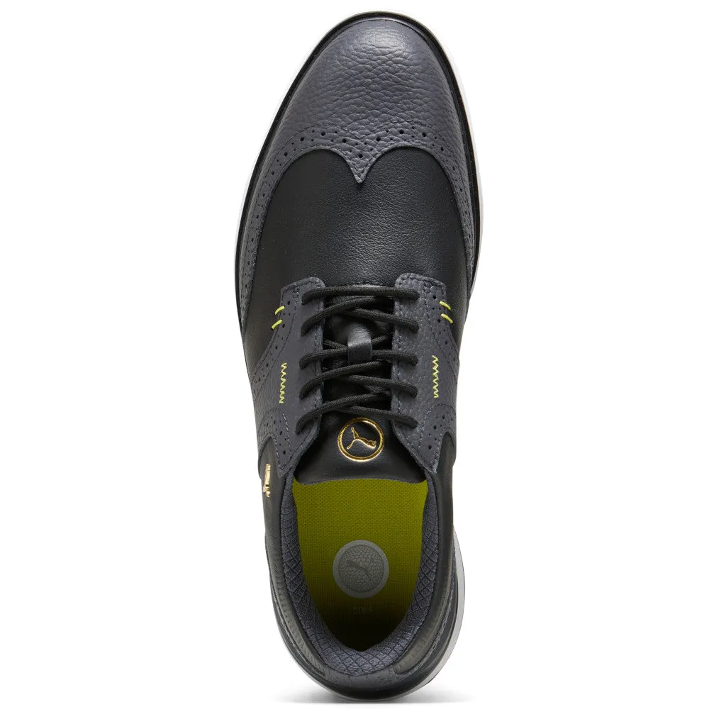 Father's Day Sale Puma Avant Wingtip Spikeless Waterproof Shoes - Strong Gray/Black