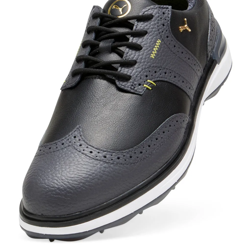 Own the Moment Affordable Puma Avant Wingtip Spikeless Waterproof Shoes - Strong Gray/Black