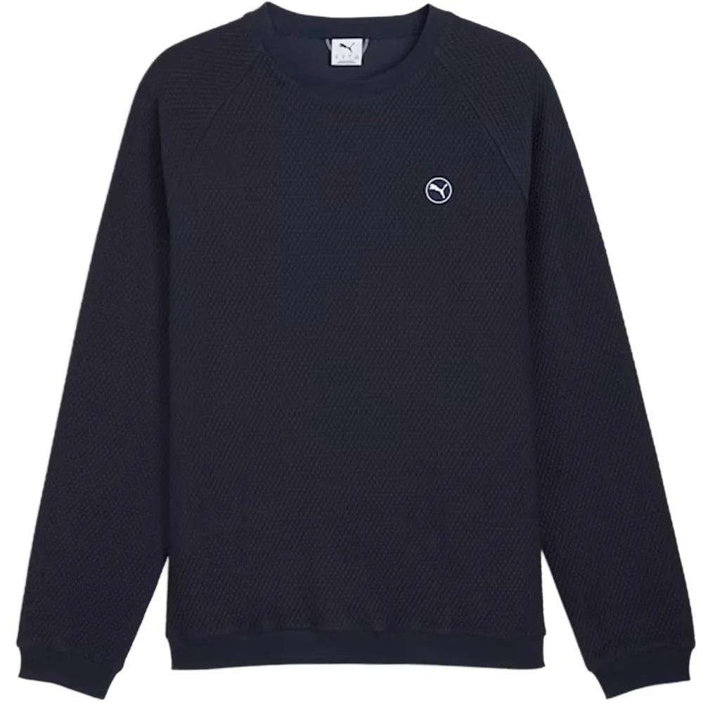 Walk Loud Fuel Your Fire Puma Boulder 2.0 Crewneck Sweater - Deep Navy