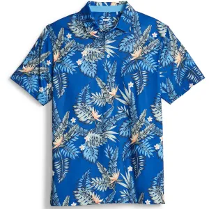 Designed to Dominate Puma Cloudspun Aloha Polo Shirt - Festive Blue