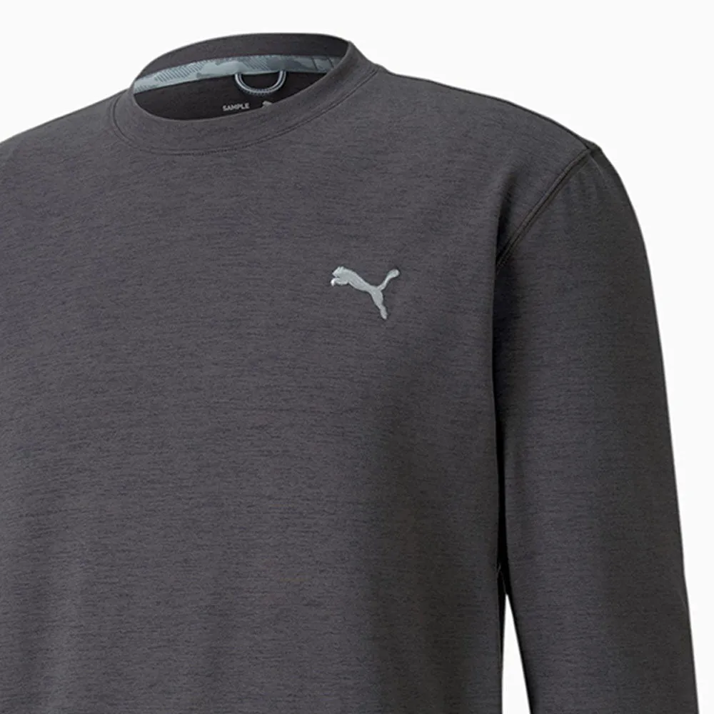 Sweetest Day Sale Exclusive Deal Puma Cloudspun Crewneck Sweater - Black Heather