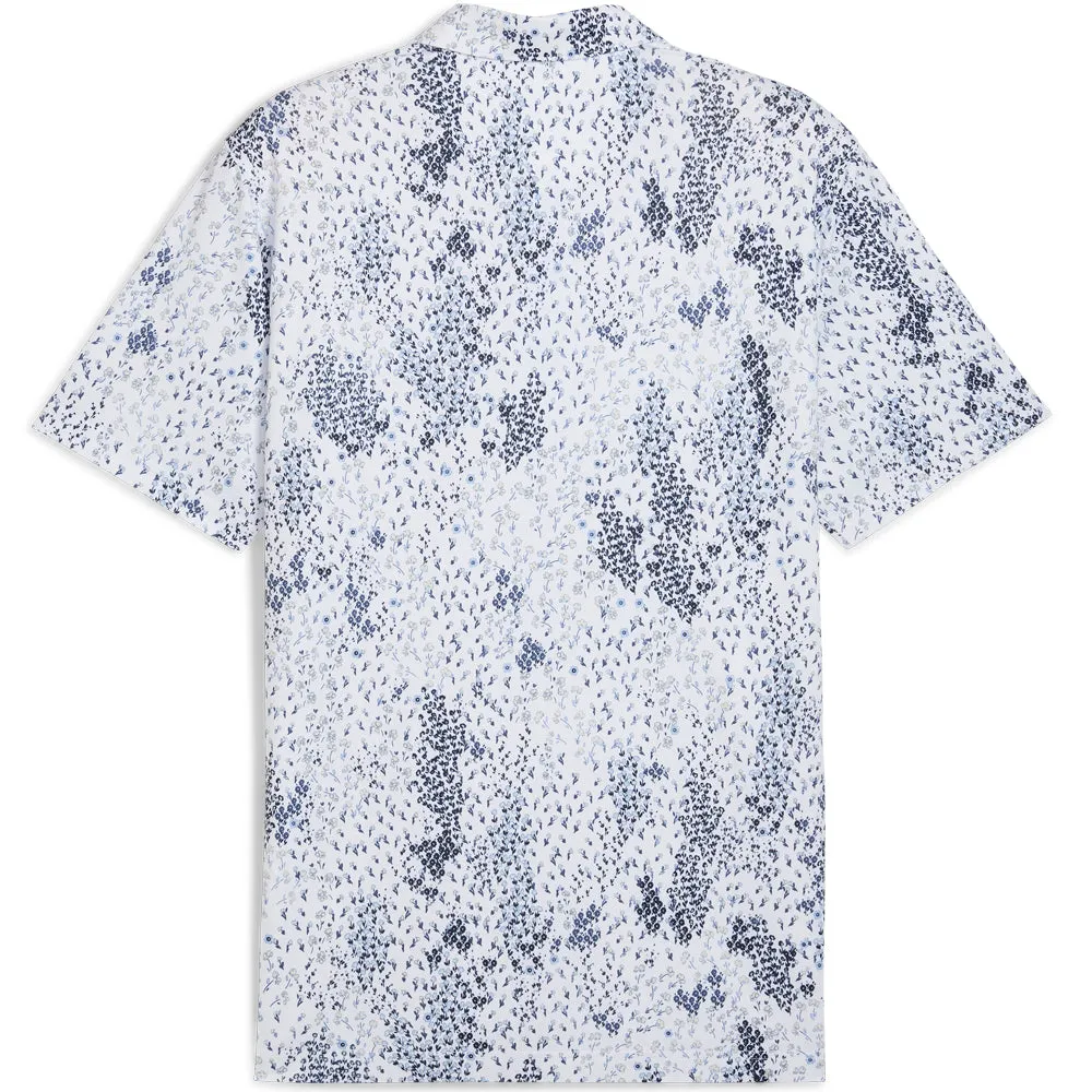 Puma Cloudspun Garden Polo Shirt - White Glow Feel the Energy
