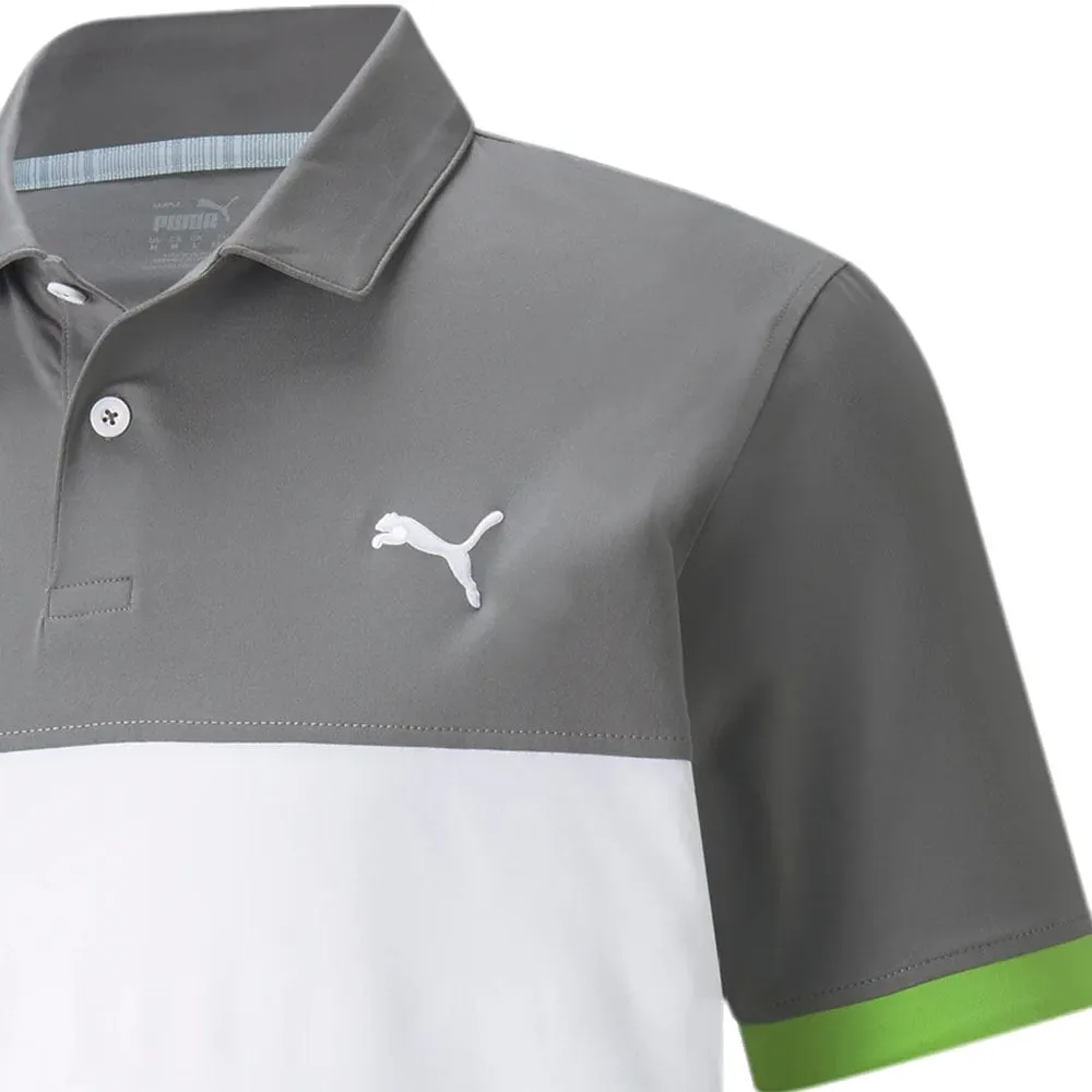Puma Cloudspun Highway Polo Shirt - Quiet Shade/Greenery Chase What Moves You Own Every Step