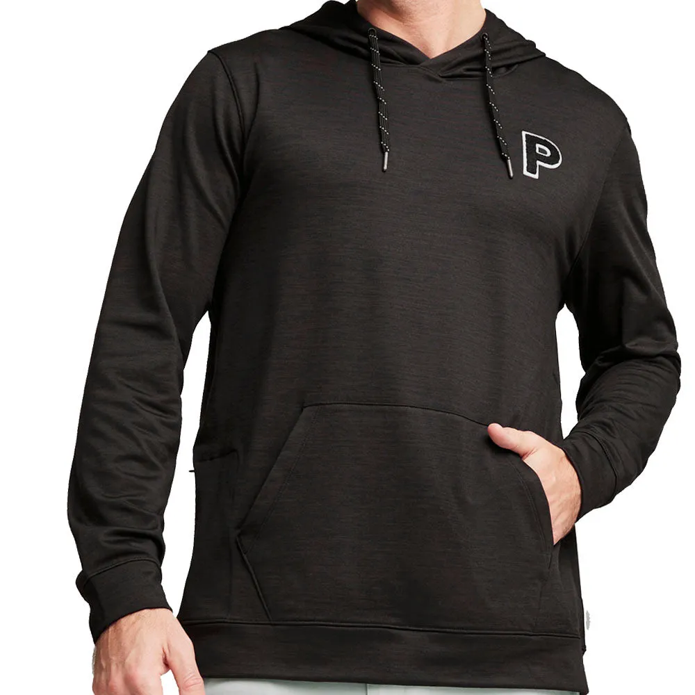 Exclusive Deal Puma Cloudspun Patch Hoodie - Black Heather