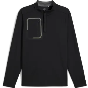 Built to Perform Puma Cloudspun Tech 1/4 Zip Pullover - Black