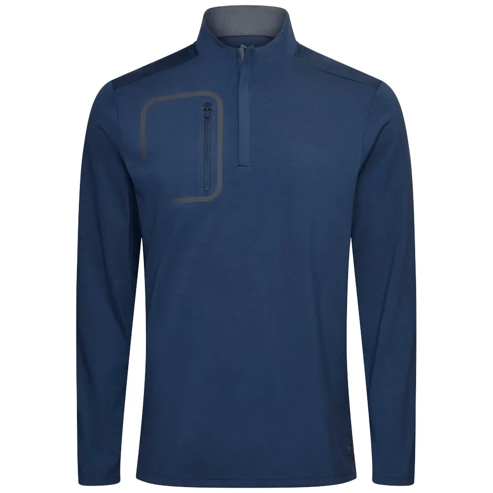 Puma Cloudspun Tech 1/4 Zip Pullover - Deep Navy Built for the Bold