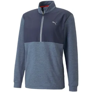 Puma Cloudspun Wrmlbl 1/4 Zip Pullover - Navy/Blue Born to Stand Out