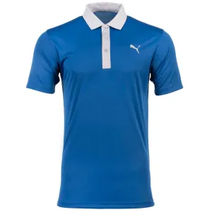 Puma Gamer Polo Shirt - Bright Cobalt/High Rise Walk with Power Christmas Eve Sale