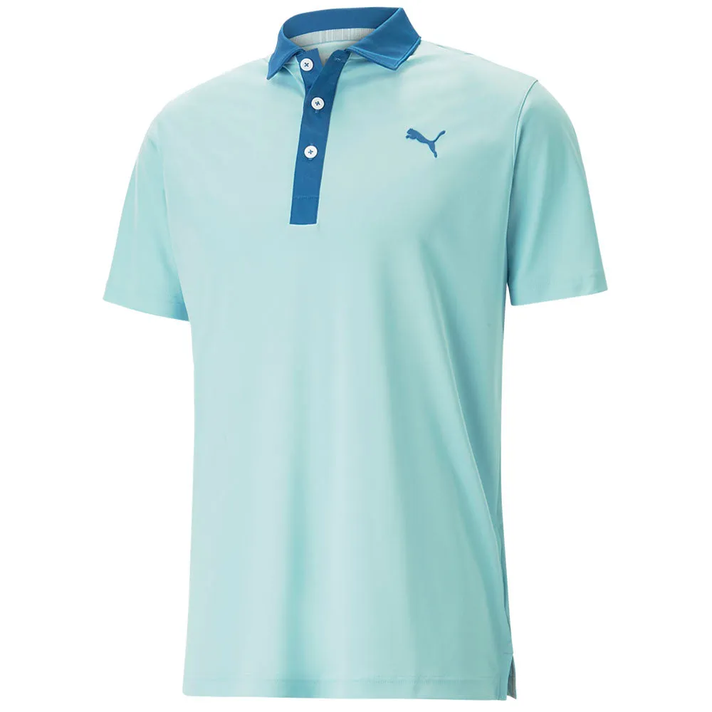Special Offer Puma Gamer Polo Shirt - Tropical Aqua/Lake Blue