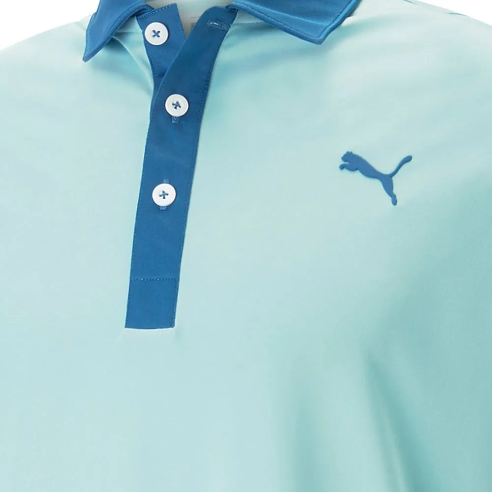 Puma Gamer Polo Shirt - Tropical Aqua/Lake Blue Winter Sale Stride with Confidence