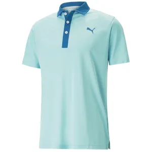 Special Offer Puma Gamer Polo Shirt - Tropical Aqua/Lake Blue