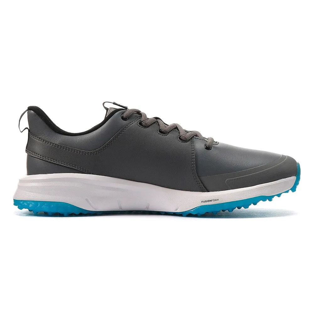 Puma Grip Fusion Pro 3.0 Golf Shoes - Quiet Shade/Puma Silver/Ibiza Blue Sweetest Day Sale