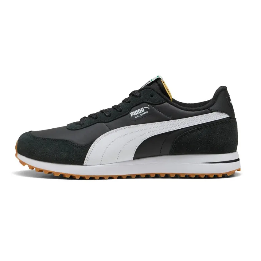 Puma Helsinki G Spikeless Golf Shoes - Puma Black/Puma White/Gum Built to Move You Performance Unleashed
