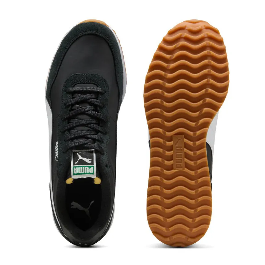 Puma Helsinki G Spikeless Golf Shoes - Puma Black/Puma White/Gum Command Attention