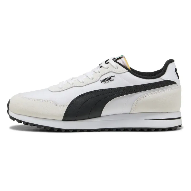 All Eyes on You Puma Helsinki G Spikeless Golf Shoes - Puma White/Puma Black