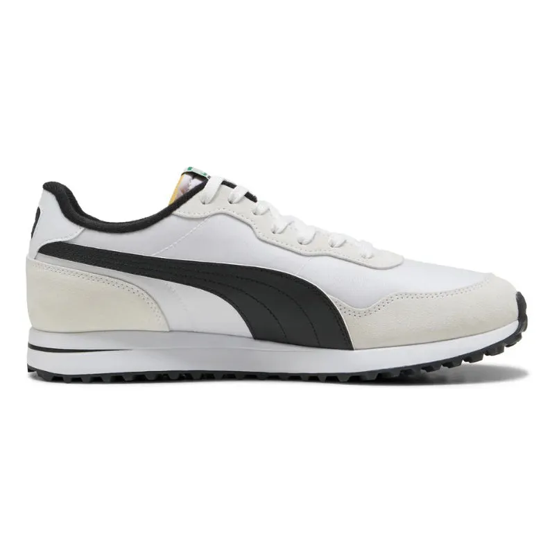 Own the Moment All Saints' Day Sale Puma Helsinki G Spikeless Golf Shoes - Puma White/Puma Black