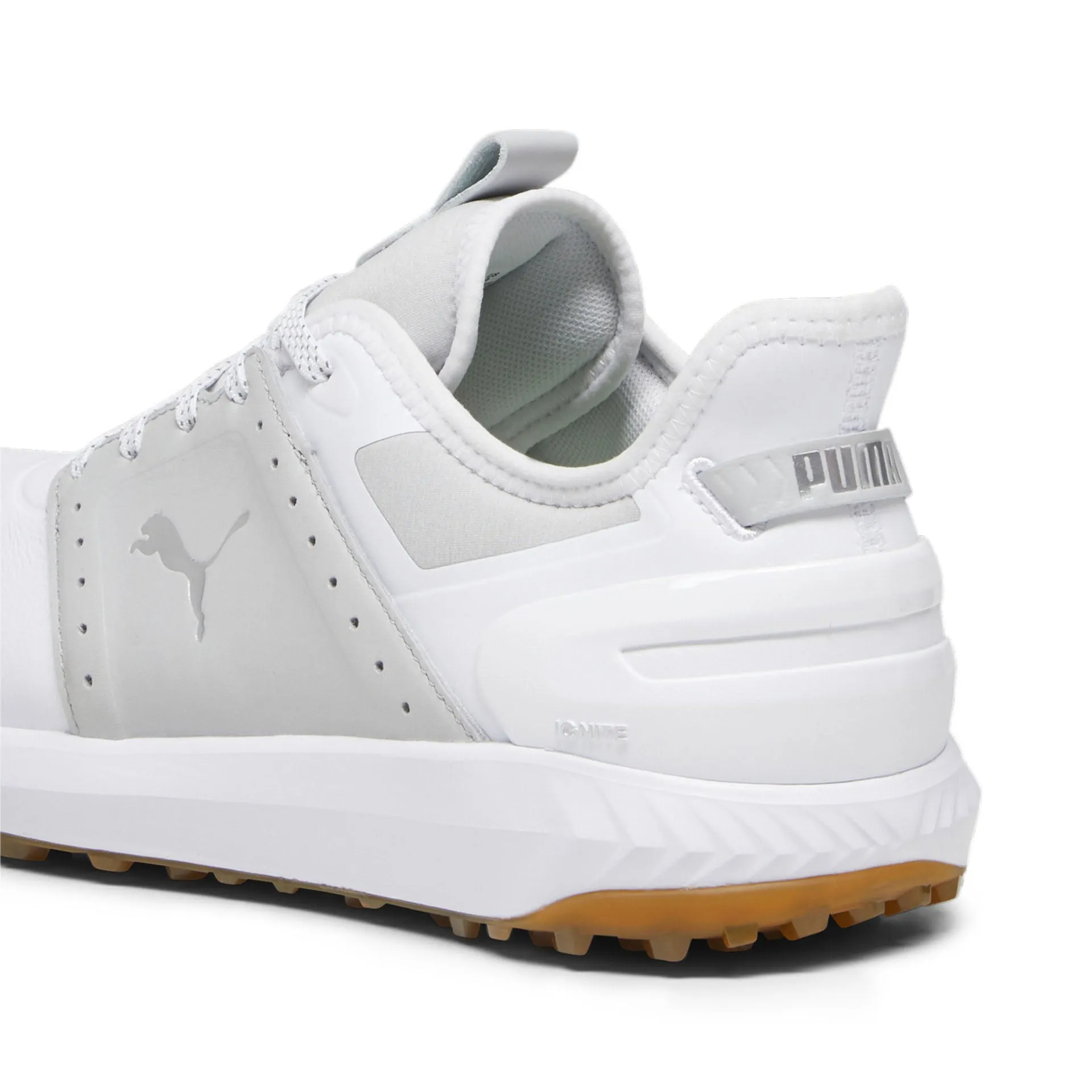 Special Offer Puma Ignite Elevate Crafted Golf Shoes - Puma White/ Ash Grey