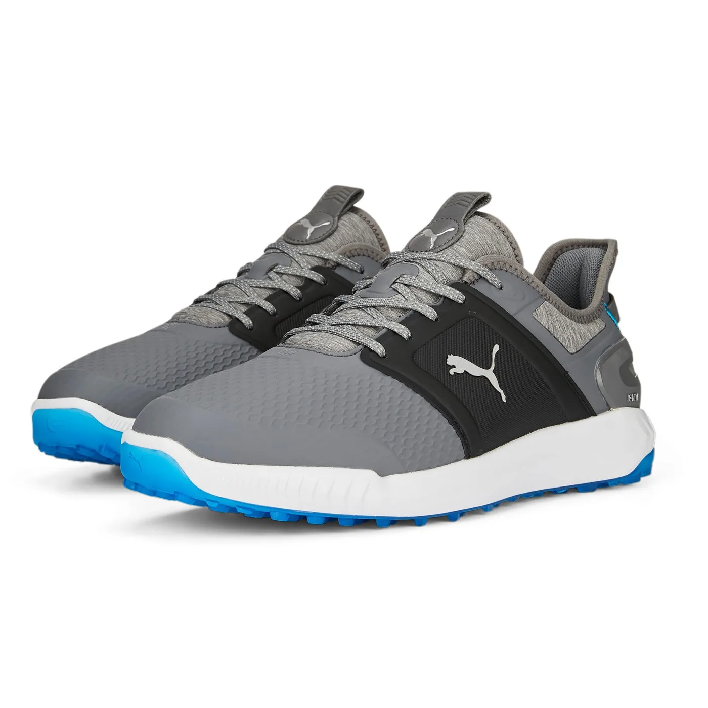 Make a Statement Move Beyond Ordinary Puma Ignite Elevate Spikeless Wide Men'S Golf Shoes - Quiet Shade/ Puma Black