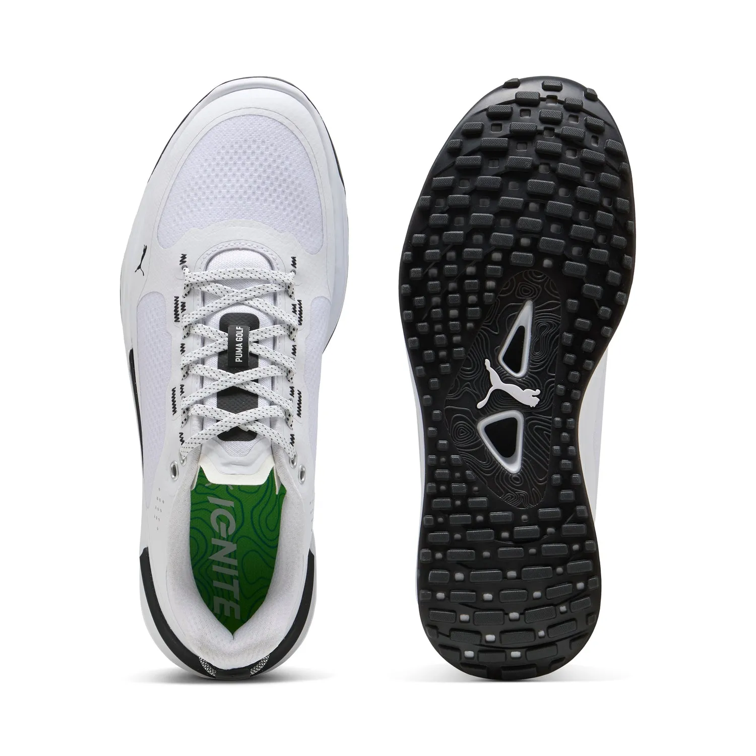 Mother's Day Sale Puma Ignite Elevate X Spikeless Golf Shoes - Puma White/Puma Black/Puma White