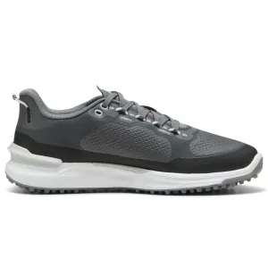 Black Friday Sale Puma Ignite Elevate X Spikeless Waterproof Shoes - Slate Sky/Black/Ash Gray