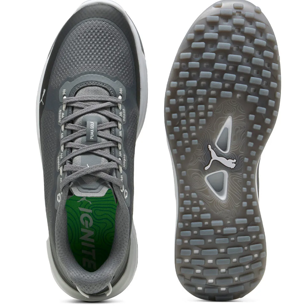 Puma Ignite Elevate X Spikeless Waterproof Shoes - Slate Sky/Black/Ash Gray Unapologetically You No Limits, Just Style