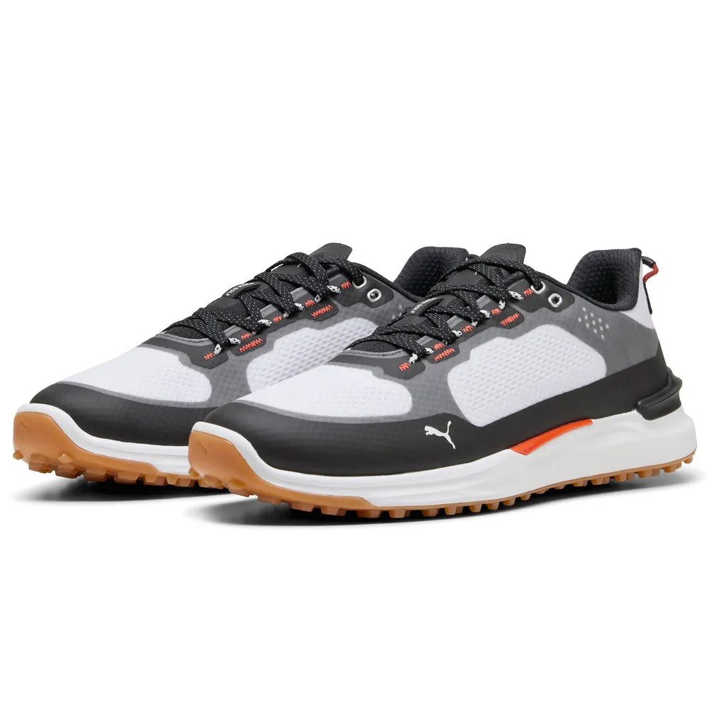 Keep Going Strong Walk Loud Puma Ignite Elevate X Spikeless Waterproof Shoes - White/Black