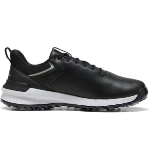 Puma Ignite Innovate Leather Spiked Waterproof Shoes - Black/Silver Confidence Starts Here All Eyes on You