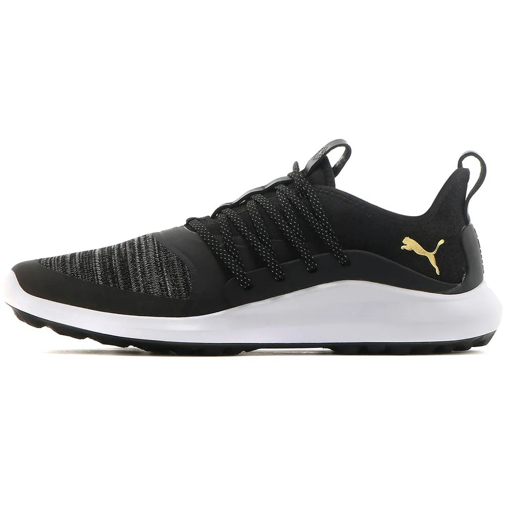 Puma Ignite Nxt Solelace Spikeless Waterproof Shoes - Black/Gold Labor Day Sale