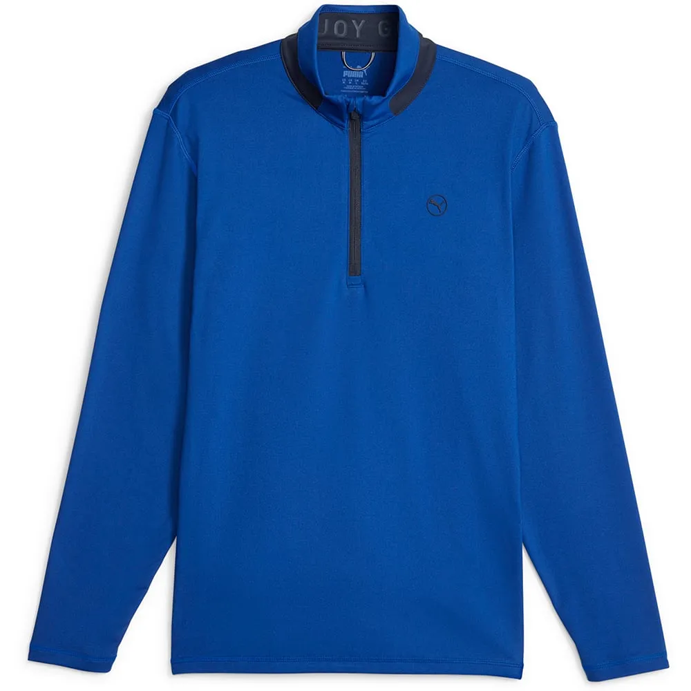 Redefine Classic Puma Lightweight 1/4 Zip Pullover - Festive Blue/Navy Blazer