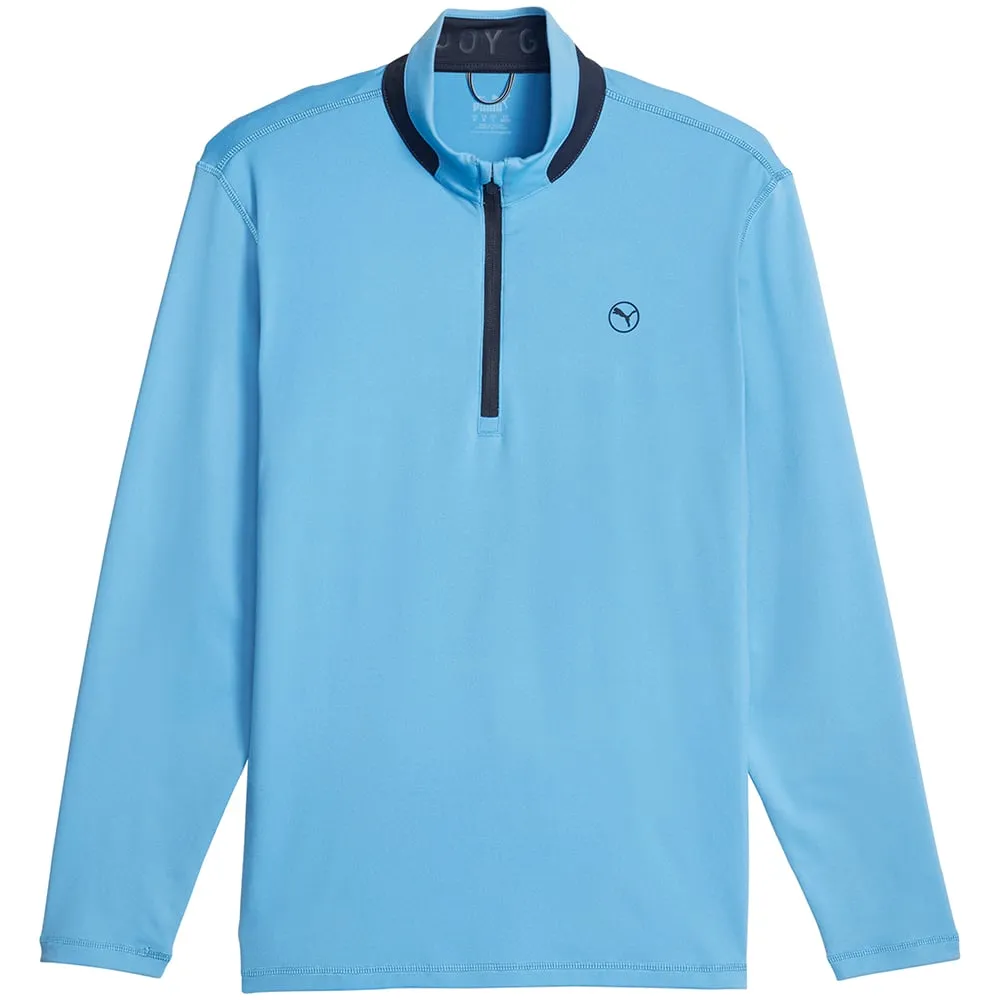Big Savings Dress from the Feet Up Puma Lightweight 1/4 Zip Pullover - Regal Blue/Navy Blazer