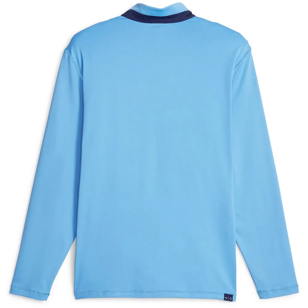 Back To School Sale Empower Your Journey Puma Lightweight 1/4 Zip Pullover - Regal Blue/Navy Blazer