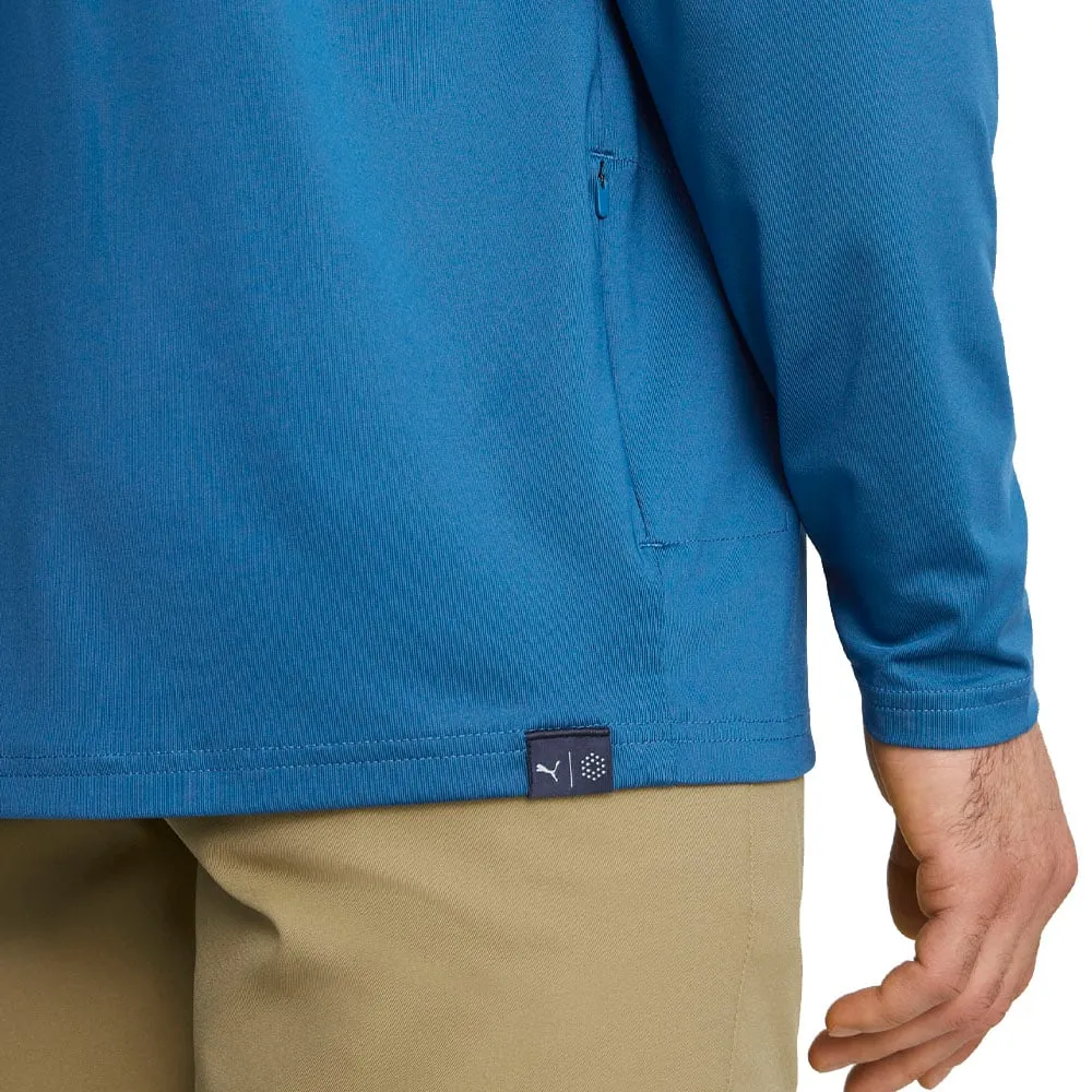 Born to Stand Out Puma Mattr Colourblock Hoodie - Lake Blue/Navy Blazer