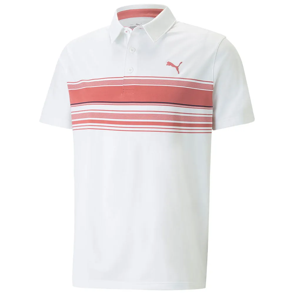 Puma Mattr Grind Polo Shirt - Bright White/Heartfelt Confidence Starts Here