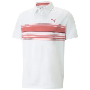 Puma Mattr Grind Polo Shirt - Bright White/Heartfelt Confidence Starts Here