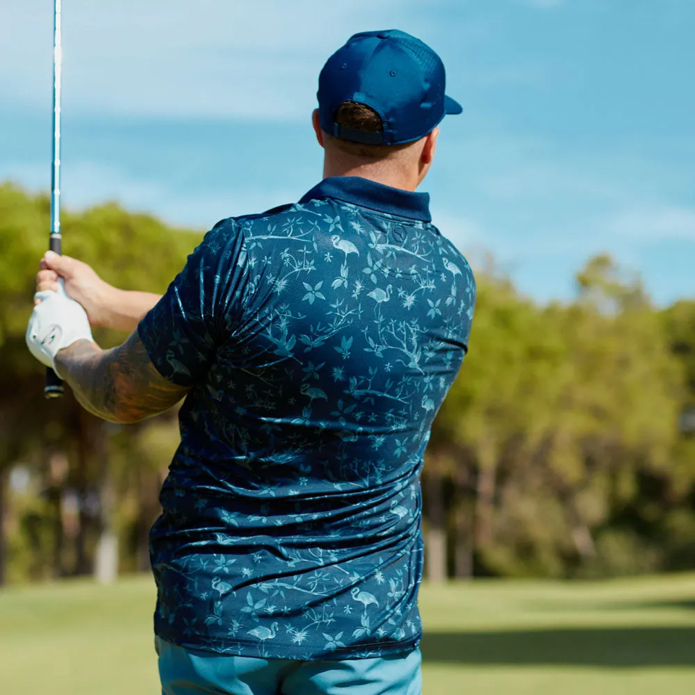 Deal Of The Century Puma Mattr Lagoon Polo Shirt - Navy Blazer/Evening Sky
