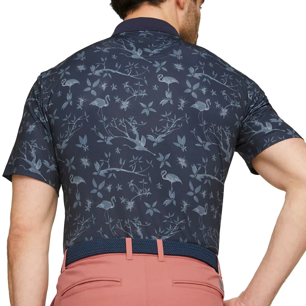Lead with Style Puma Mattr Lagoon Polo Shirt - Navy Blazer/Evening Sky