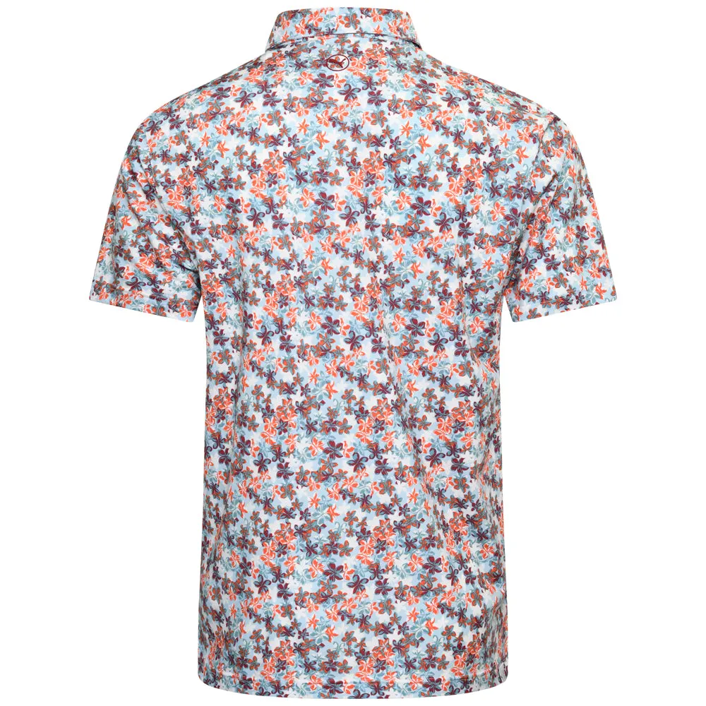 Power Every Step Easter Sale Puma Mattr Lillie Polo Shirt - Redmazing/Silver Sky